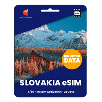 Thumbnail for [eSIM] Slovakia Unlimited Data - SimCorner