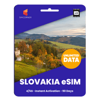 Thumbnail for [eSIM] Slovakia Unlimited Data - SimCorner
