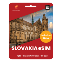 Thumbnail for [eSIM] Slovakia Unlimited Data - SimCorner