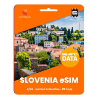 Thumbnail for [eSIM] Slovenia Unlimited Data - 30 Days