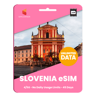 Thumbnail for [eSIM] Slovenia Unlimited Data - SimCorner