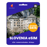 Thumbnail for [eSIM] Slovenia Unlimited Data - SimCorner