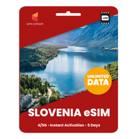 Thumbnail for [eSIM] Slovenia Unlimited Data - SimCorner