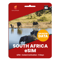 Thumbnail for [eSIM] South Africa Unlimited Data - SimCorner