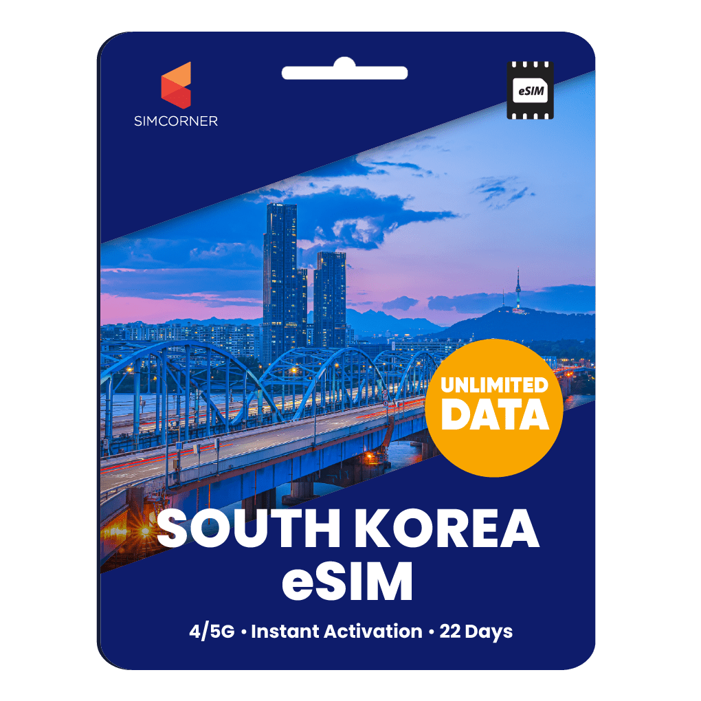 [eSIM] South Korea Unlimited Data - SimCorner