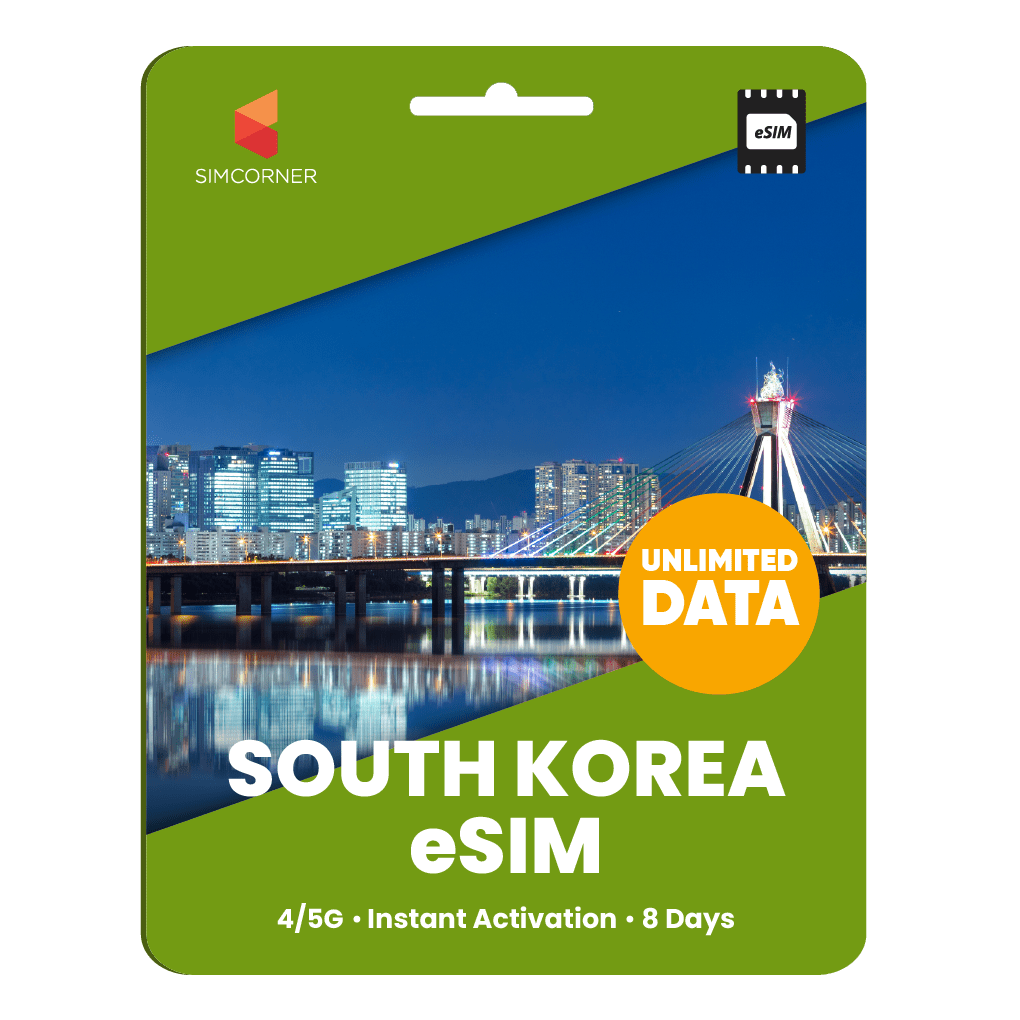 [eSIM] South Korea Unlimited Data - SimCorner