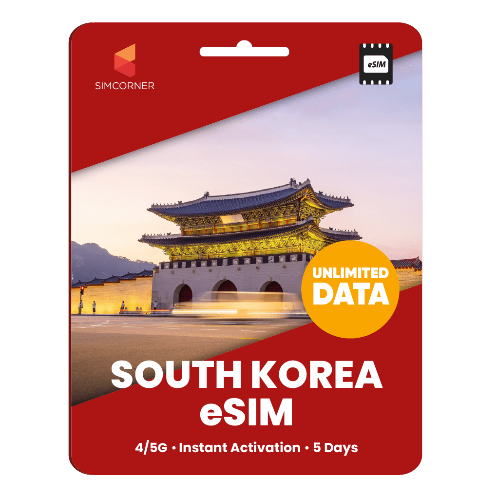 [eSIM] South Korea Unlimited Data - SimCorner