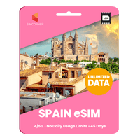 Thumbnail for [eSIM] Spain Unlimited Data - SimCorner