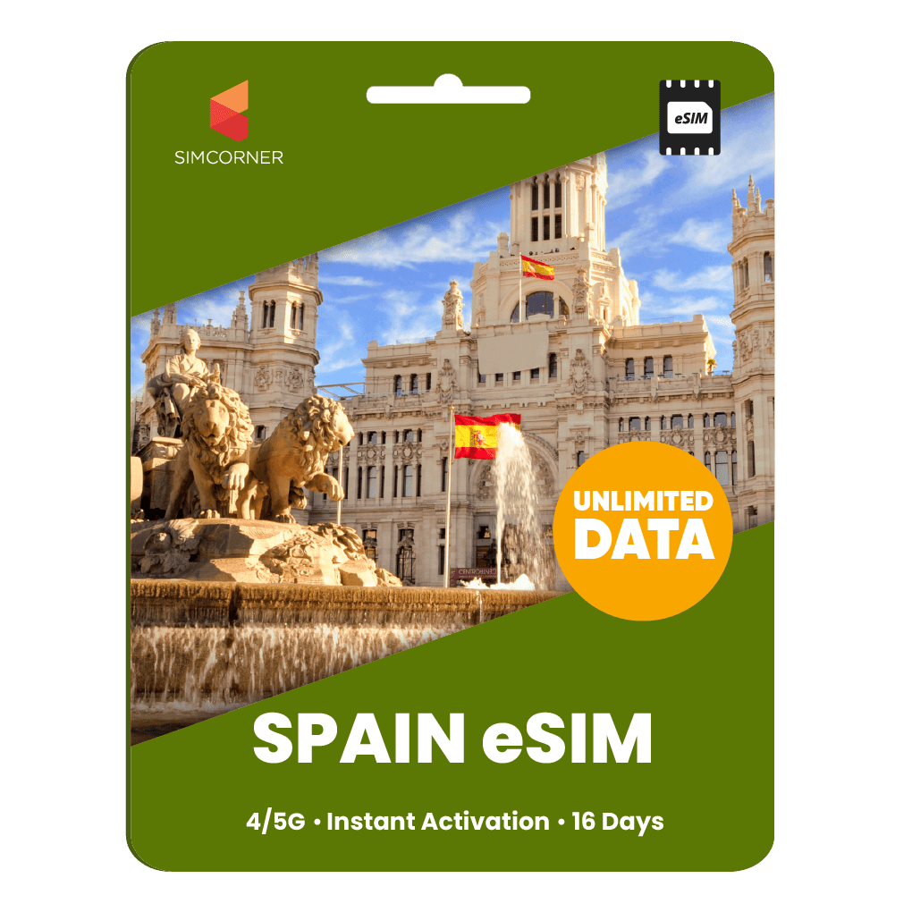 [eSIM] Spain Unlimited Data - SimCorner