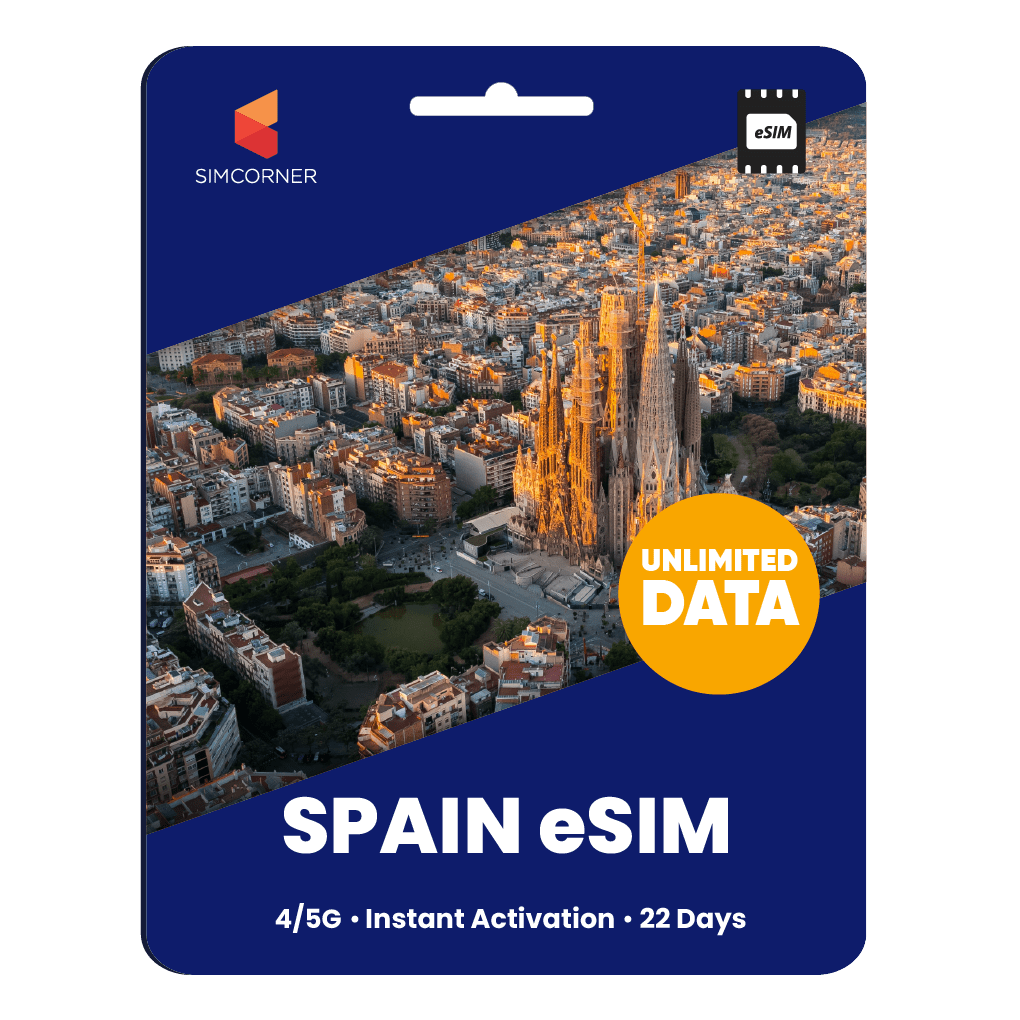 [eSIM] Spain Unlimited Data - SimCorner