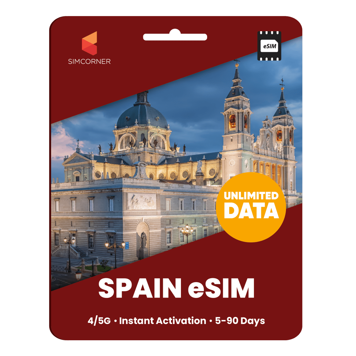 [eSIM] Spain Unlimited Data - SimCorner