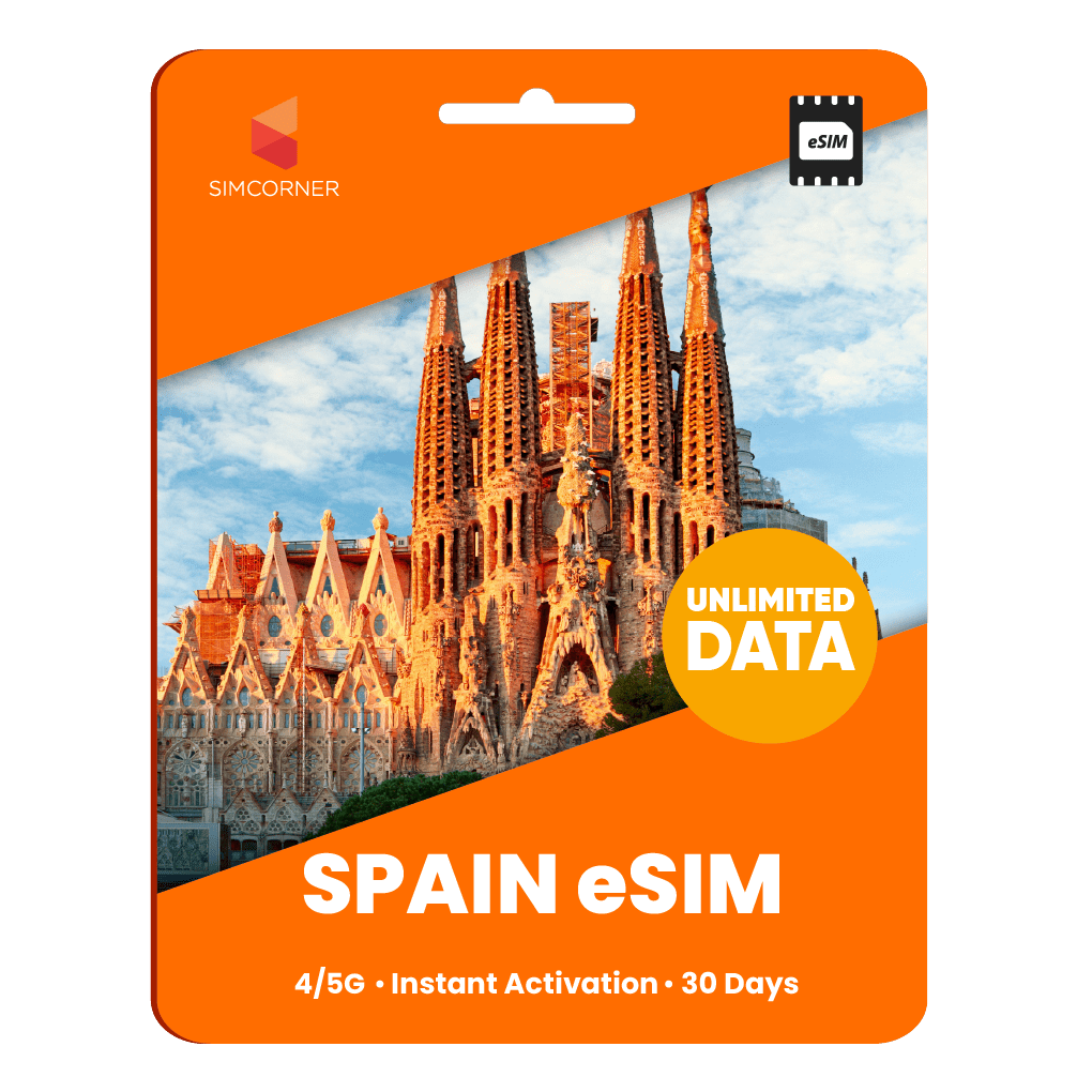 [eSIM] Spain Unlimited Data - 30 Days