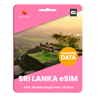 Thumbnail for [eSIM] Sri Lanka Unlimited Data | SimCorner