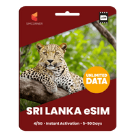 Thumbnail for [eSIM] Sri Lanka Unlimited Data | SimCorner