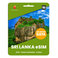 Thumbnail for [eSIM] Sri Lanka Unlimited Data | SimCorner