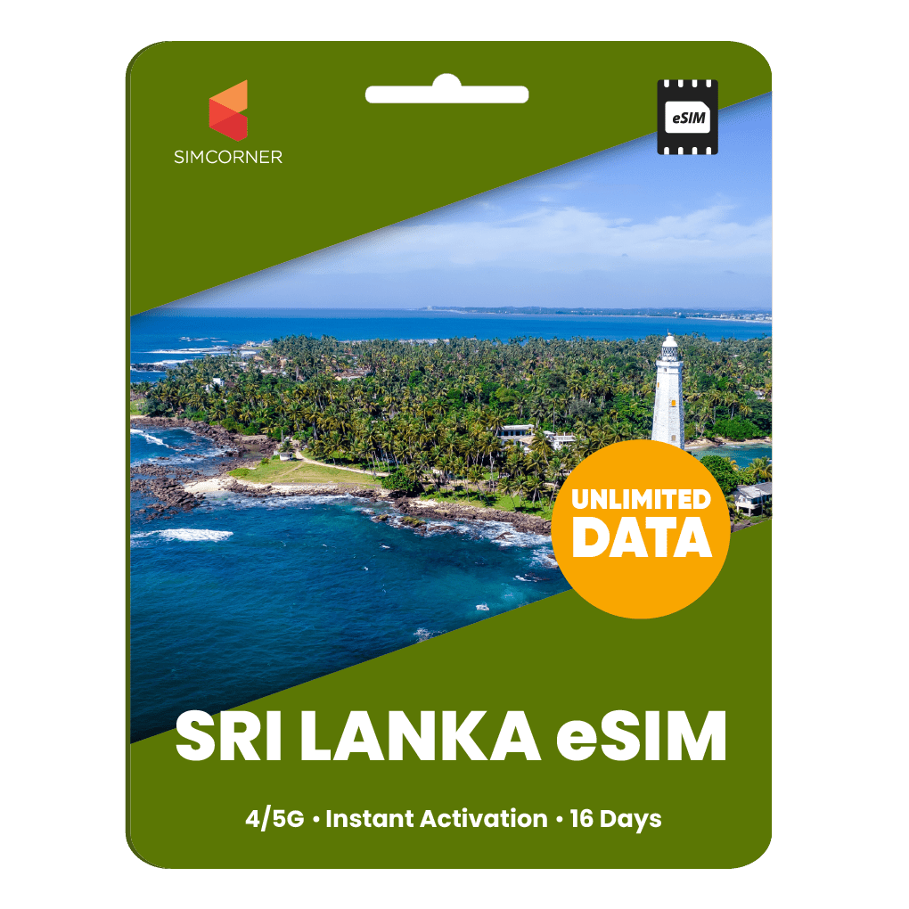 [eSIM] Sri Lanka Unlimited Data | SimCorner