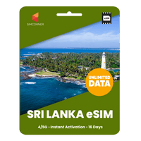 Thumbnail for [eSIM] Sri Lanka Unlimited Data | SimCorner