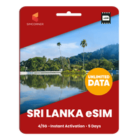 Thumbnail for [eSIM] Sri Lanka Unlimited Data | SimCorner