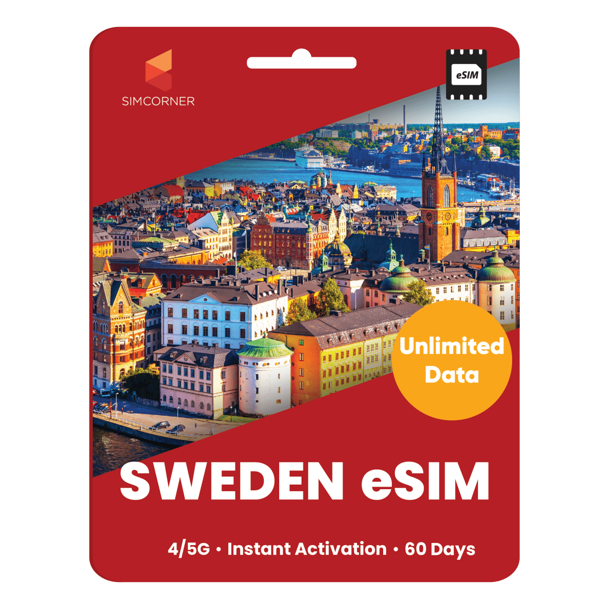 [eSIM] Sweden Unlimited Data - SimCorner