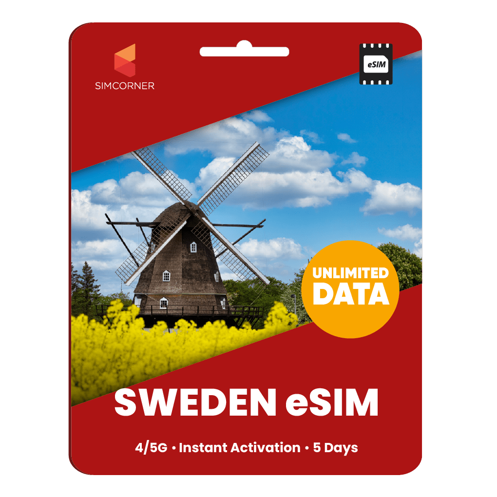 [eSIM] Sweden Unlimited Data - SimCorner