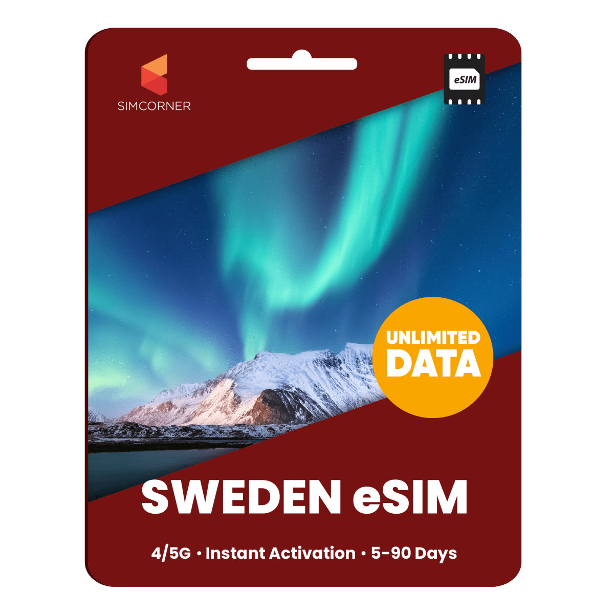 [eSIM] Sweden Unlimited Data - SimCorner