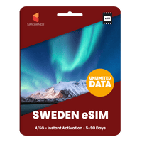 Thumbnail for [eSIM] Sweden Unlimited Data - SimCorner