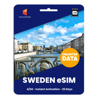 Thumbnail for [eSIM] Sweden Unlimited Data - SimCorner