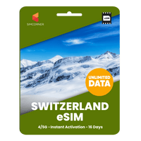Thumbnail for [eSIM] Switzerland Unlimited Data - SimCorner