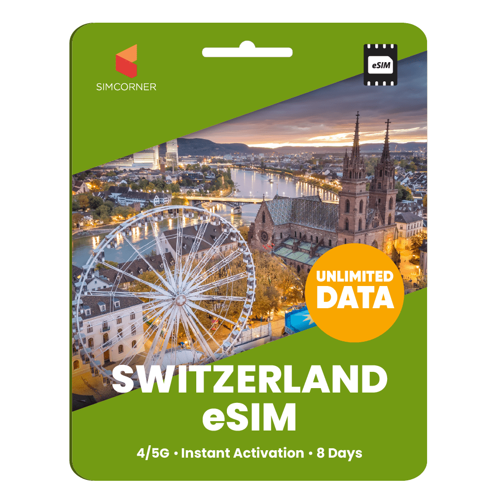 [eSIM] Switzerland Unlimited Data - SimCorner