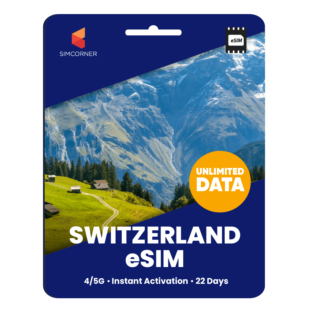 [eSIM] Switzerland Unlimited Data - SimCorner