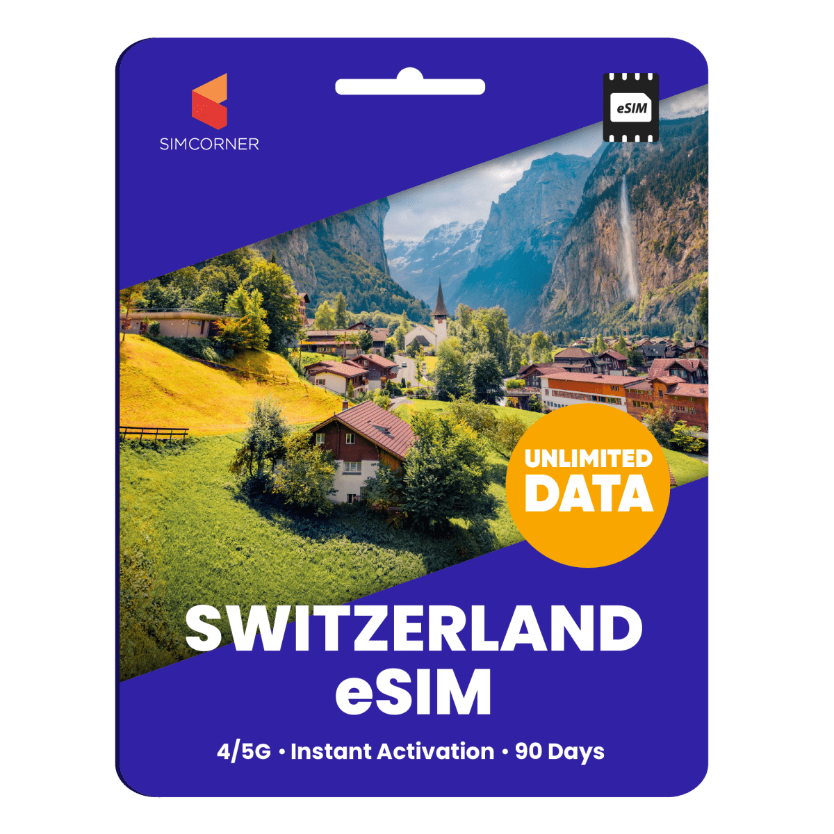[eSIM] Switzerland Unlimited Data - SimCorner