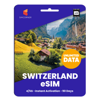 Thumbnail for [eSIM] Switzerland Unlimited Data - SimCorner