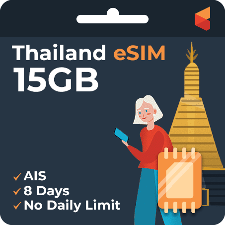 Thailand Travel eSim Card - 15GB (AIS) - SimCorner® Australia