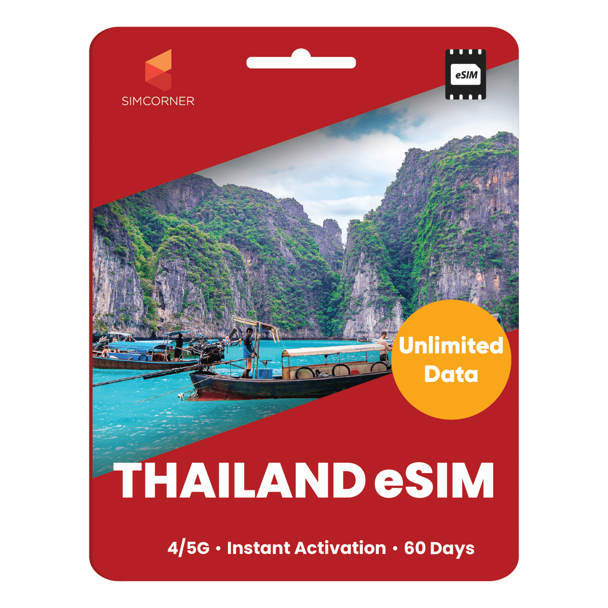 [eSIM] Thailand Unlimited Data - SimCorner
