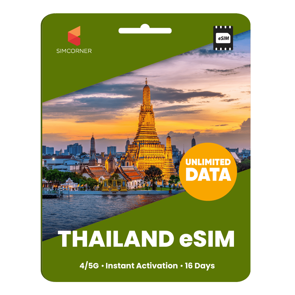 [eSIM] Thailand Unlimited Data - SimCorner