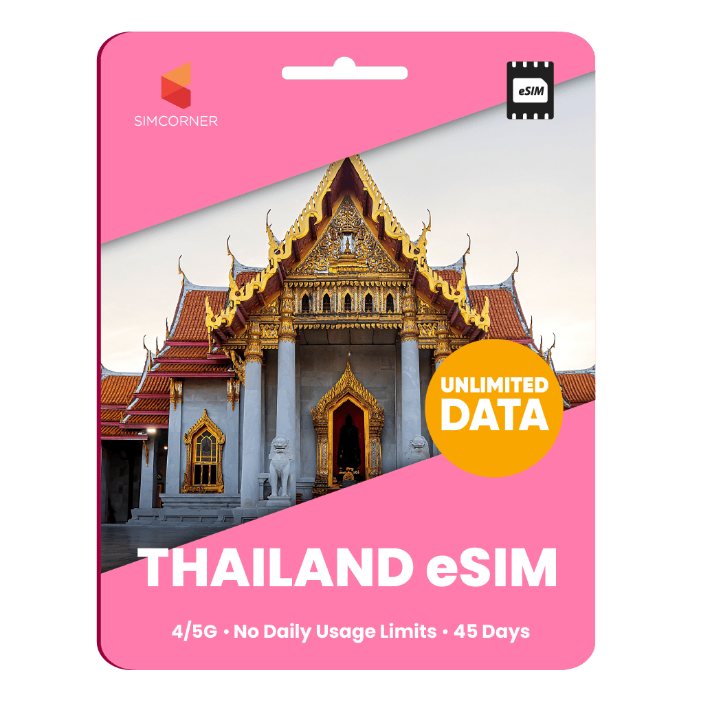 [eSIM] Thailand Unlimited Data - SimCorner