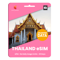 Thumbnail for [eSIM] Thailand Unlimited Data - SimCorner