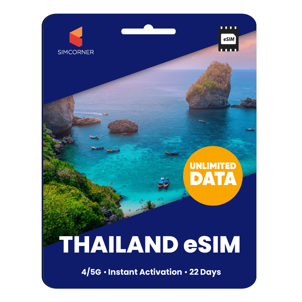 [eSIM] Thailand Unlimited Data - SimCorner