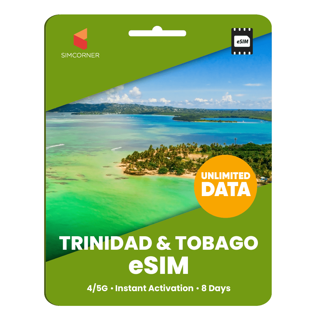 [eSIM] Trinidad & Tobago Unlimited Data - SimCorner