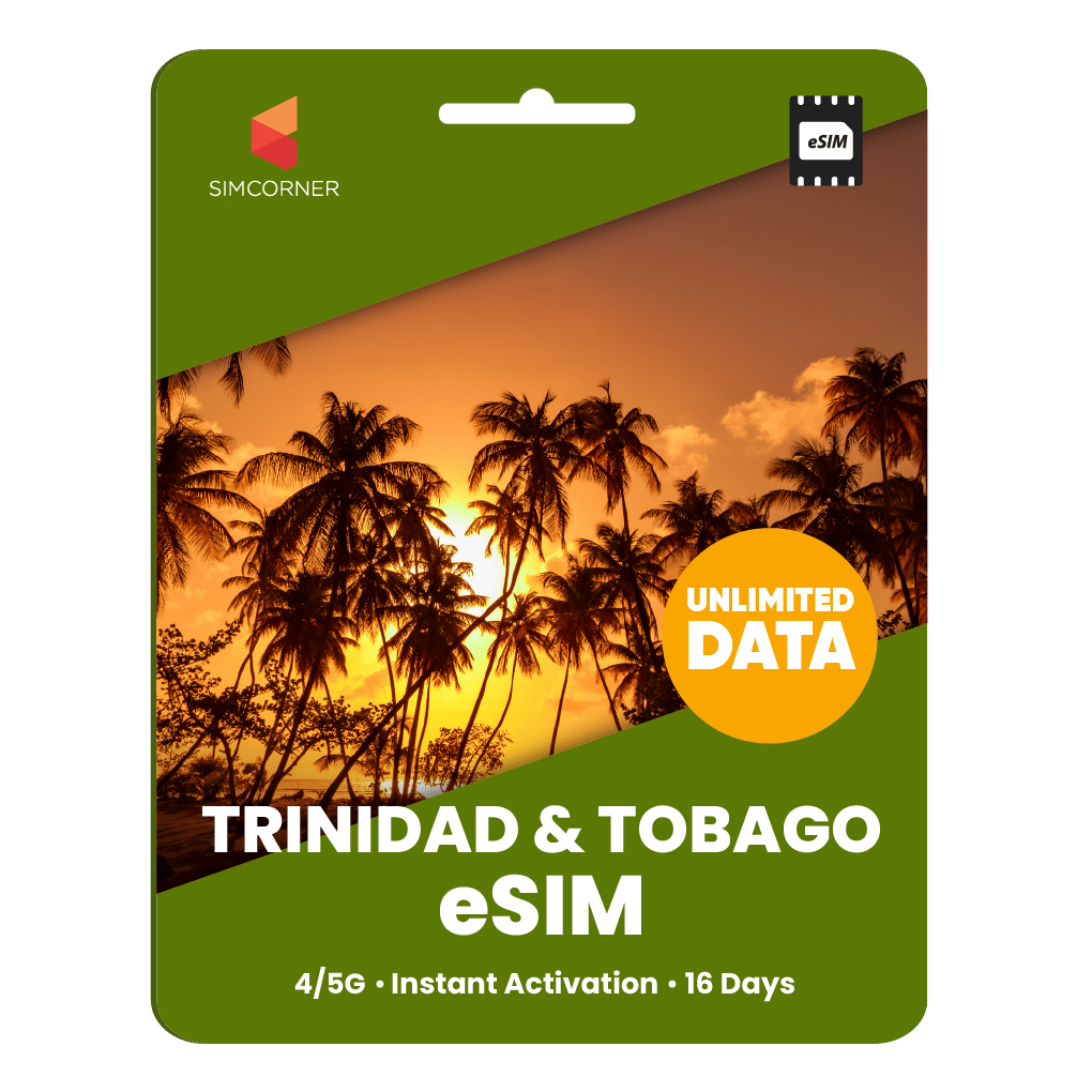 [eSIM] Trinidad & Tobago Unlimited Data - SimCorner