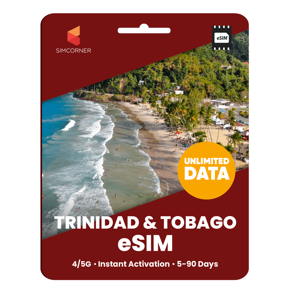 [eSIM] Trinidad & Tobago Unlimited Data - SimCorner