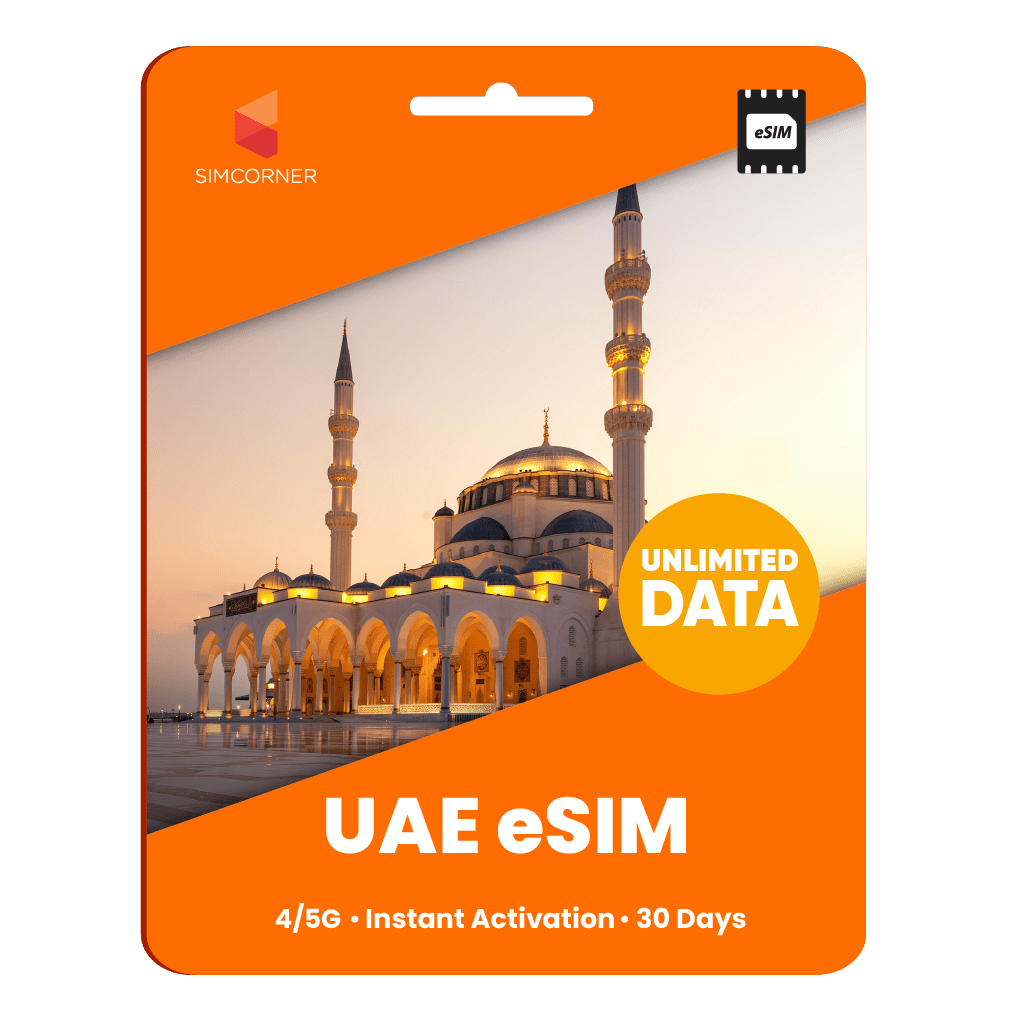 [eSIM] United Arab Emirates Unlimited Data - SimCorner