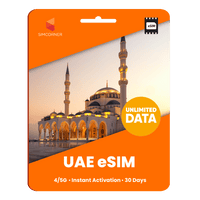 Thumbnail for [eSIM] United Arab Emirates Unlimited Data - SimCorner