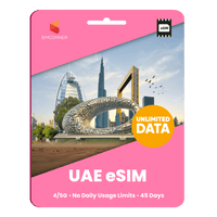 Thumbnail for [eSIM] United Arab Emirates Unlimited Data - SimCorner