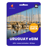 Thumbnail for [eSIM] Uruguay Unlimited Data - SimCorner