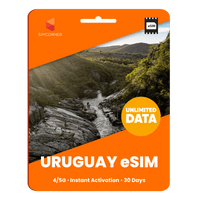 Thumbnail for [eSIM] Uruguay Unlimited Data - SimCorner
