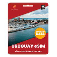 Thumbnail for [eSIM] Uruguay Unlimited Data - SimCorner