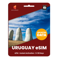 Thumbnail for [eSIM] Uruguay Unlimited Data - SimCorner