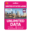 [eSIM] USA Travel SIM - Unlimited Data (T-Mobile)