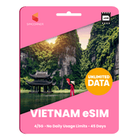 Thumbnail for [eSIM] Vietnam Unlimited Data - SimCorner
